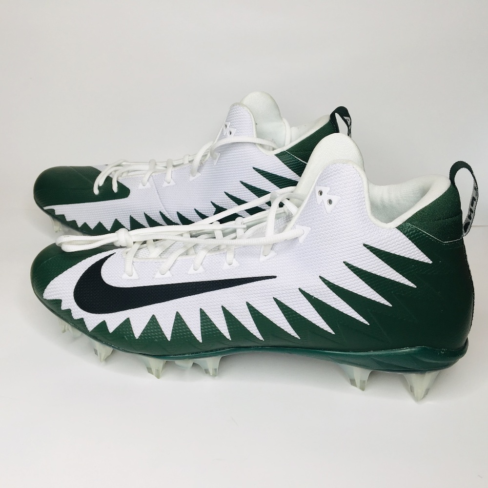 Nike Alpha Menace white and green size 18